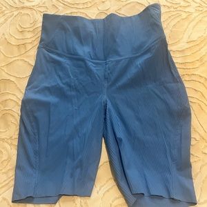 Lululemon blue biker shorts